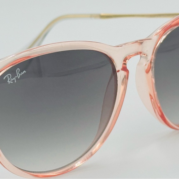 Ray-Ban Women’s Sunglasses Erika RB4171 54m Transparent Pink w/ Gradient Lens - Picture 6 of 9